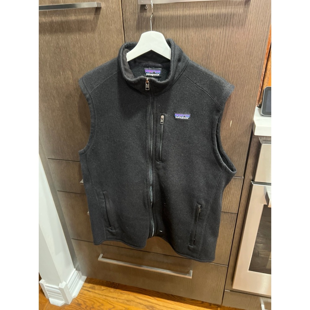 Patagonia better sweater vest black men's XL